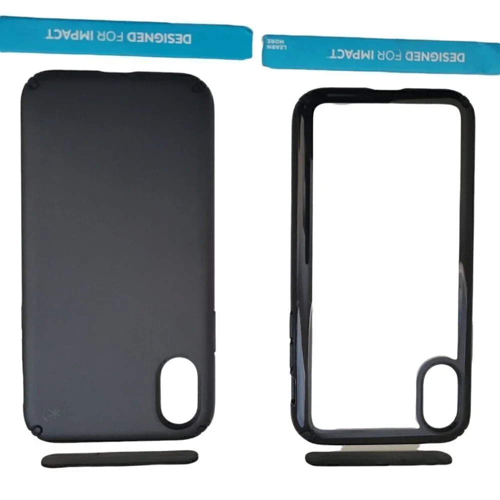 LOT Of 2 Speck Presidio For IPhone X. One Clear, One Black.